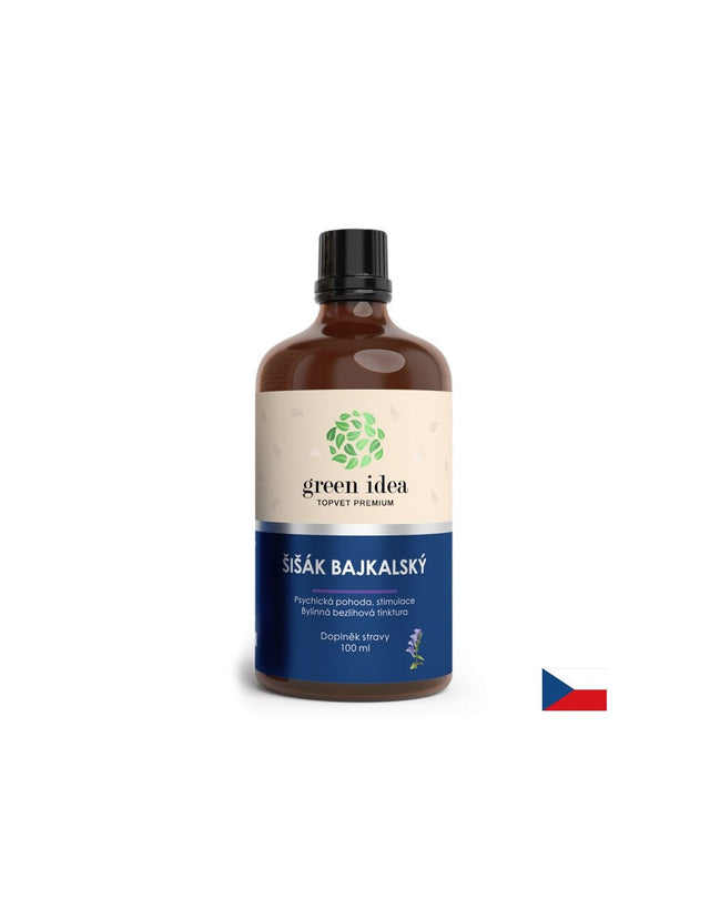 Безсъние и имунитет - Шлемник байкалски, 100 ml тинктура (без алкохол)  Green Idea - Nutra Best Bulgaria