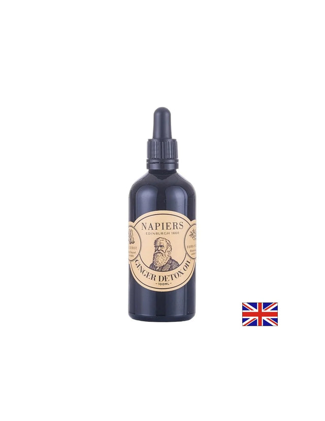 Детоксикиращо масло за тяло с джинджифил, лимон и грейпфрут, 100 ml  Napiers - Nutra Best Bulgaria