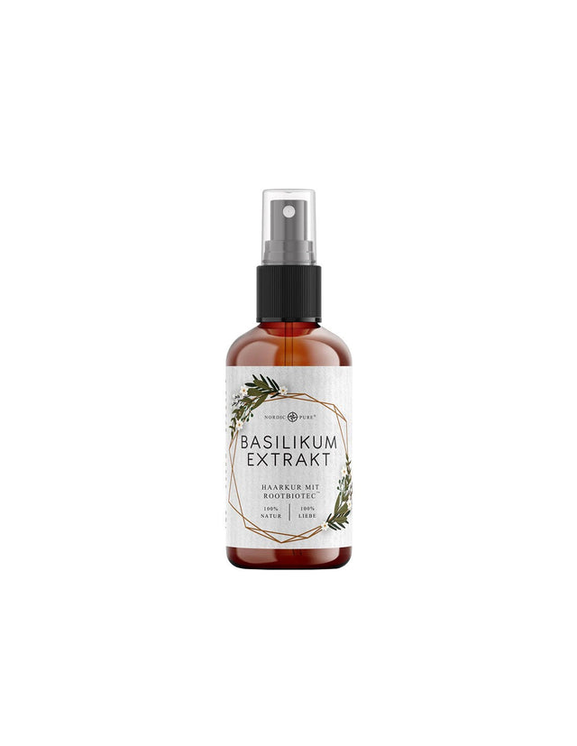 Тоник против косопад с екстракт от босилек, 100 ml спрей  Nordic Pure - Nutra Best Bulgaria