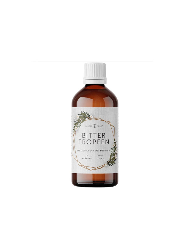 Билкова горчивка - Капки по метода на Хилдегард фон Бинген, 100 ml  Nordic Pure - Nutra Best Bulgaria