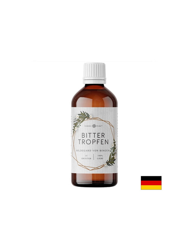 Билкова горчивка - Капки по метода на Хилдегард фон Бинген, 100 ml  Nordic Pure - Nutra Best Bulgaria