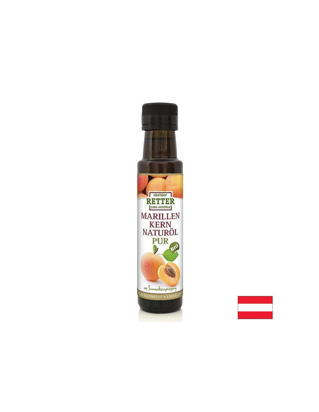 Студено пресовано масло от кайсиеви ядки БИО, 100 ml  Obsthof Retter - Nutra Best Bulgaria