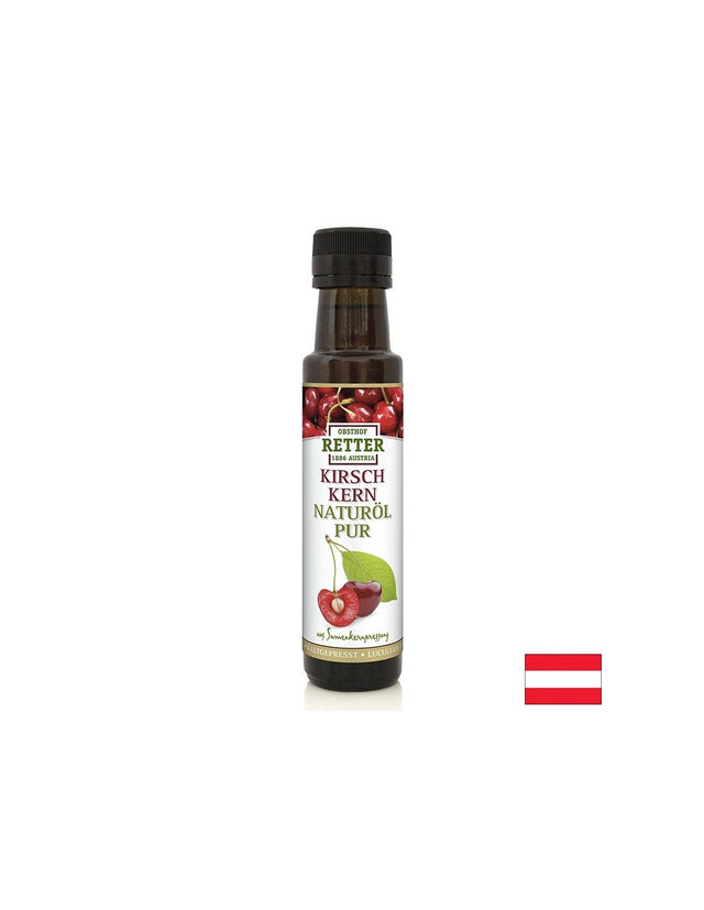Студено пресовано масло от черешови костилки, БИО, 100 ml  Obsthof Retter - Nutra Best Bulgaria