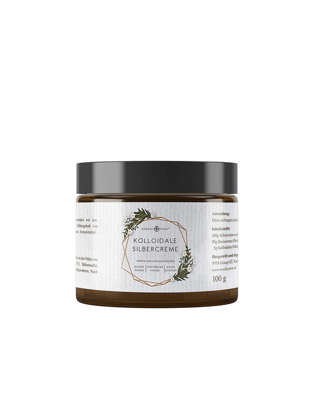 Крем за лице и тяло с колоидно сребро (100 ppm), 100 g  Nordic Pure - Nutra Best Bulgaria