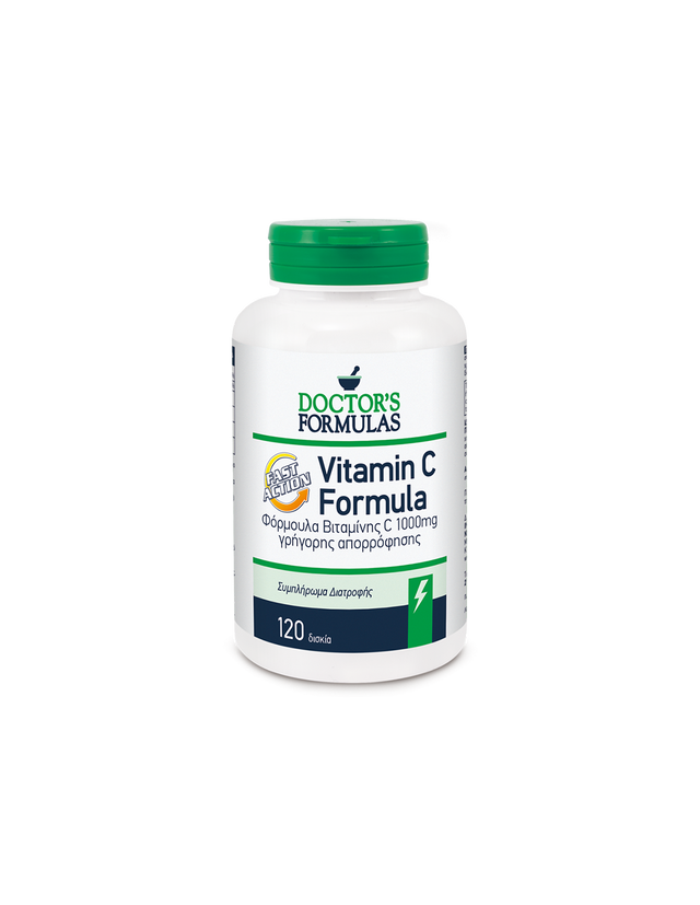 Витамин С 1000 mg  (с бързо усвояване), 120 таблетки Doctor’s Formulas  Doctor’s Formulas - Nutra Best Bulgaria
