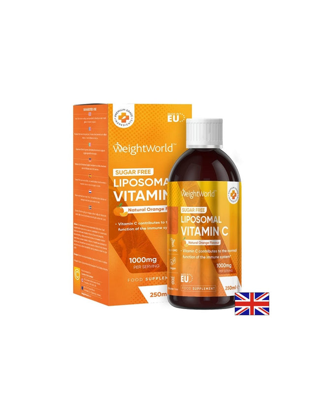 Имунитет - Витамин С (липозомен), 1000 mg х 250 ml, с вкус на портокал  WeightWorld - Nutra Best Bulgaria
