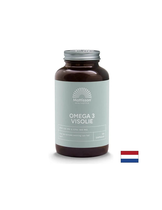 Рибено масло 1000 mg  - ЕPA 180 mg /DHA 120 mg, 120 капсули Mattisson Healthstyle  Mattisson Healthstyle - Nutra Best Bulgaria