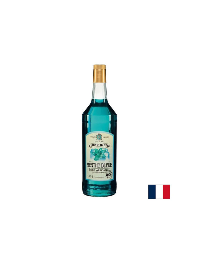 Сироп Синя Мента – За коктейли и напитки, 1000 ml  Maison Rième - Nutra Best Bulgaria