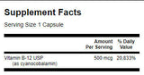 Vitamin B-12 500mcg. / 30 Caps - 0 - Nutra Best