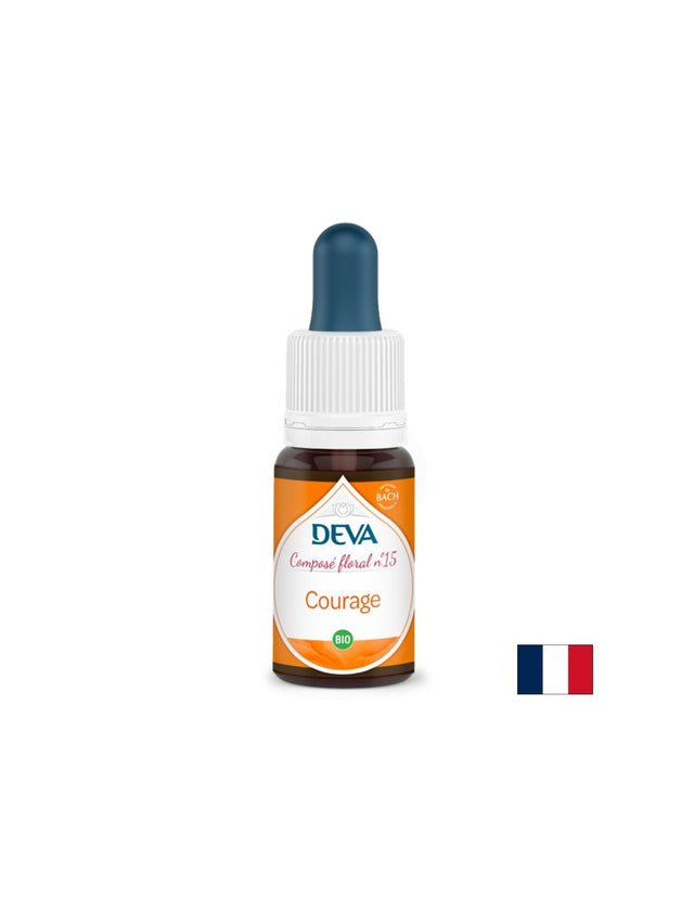 Кураж и увереност, флорални есенции, капки по метода на Бах № 11, 15 ml  DEVA - Nutra Best Bulgaria