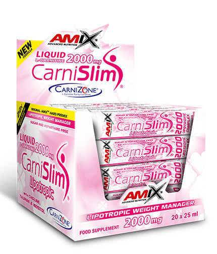 CarniSlim ® Lipotropic 25ml. / 20 Amp. - 0.500 kg - Nutra Best Bulgaria