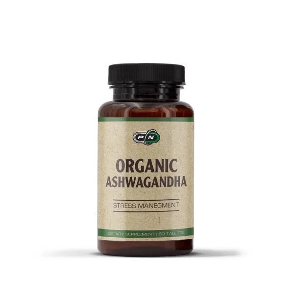 Pure Nutrition - ASHWAGANDHA ORGANIC - 60 tablets - Nutra Best Bulgaria
