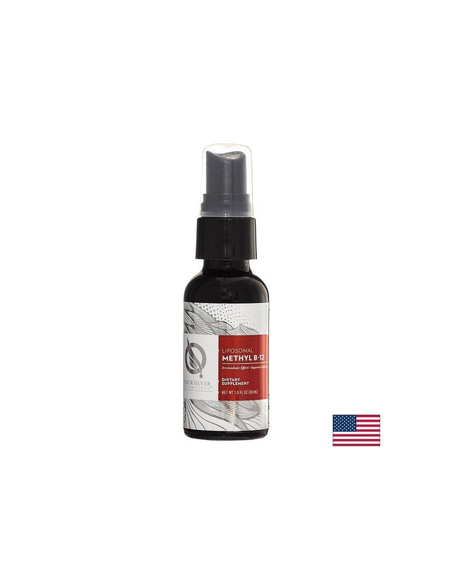 Високоусвоим витамин В12 (Липозомен метилкобаламин), 30 ml  Quicksilver - Nutra Best Bulgaria