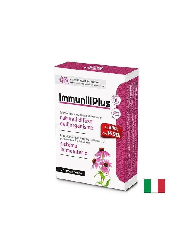 ИмунПлюс (с ехинацея, витамин С, В12, D3 и цинк), 30 таблетки  Paladin Pharma - Nutra Best Bulgaria