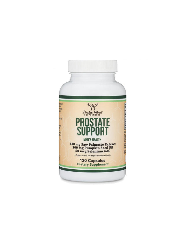 Масло от тиквено семе, сао палмето и селен - За здравето на простатата и нормалното уриниране, 120 капсули за 2 месеца прием  Double Wood - Nutra Best Bulgaria
