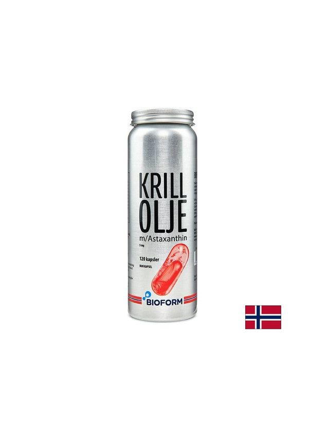 Грижа за сърцето, ставите и зрението - Крил (масло) + Астаксантин, 120 капсули, дуо опаковка  Bioform - Nutra Best Bulgaria