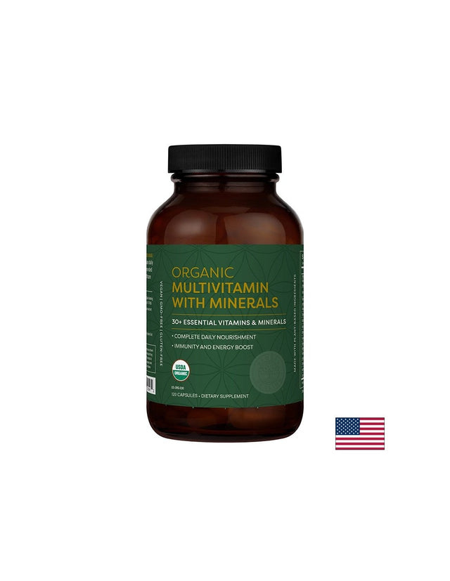 Мултивитамини и Минерали за вегани, 120 капсули  Global Healing - Nutra Best Bulgaria