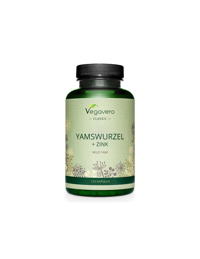 Хормонален баланс - Див ям + Цинк, 120 капсули  Vegavero - Nutra Best Bulgaria