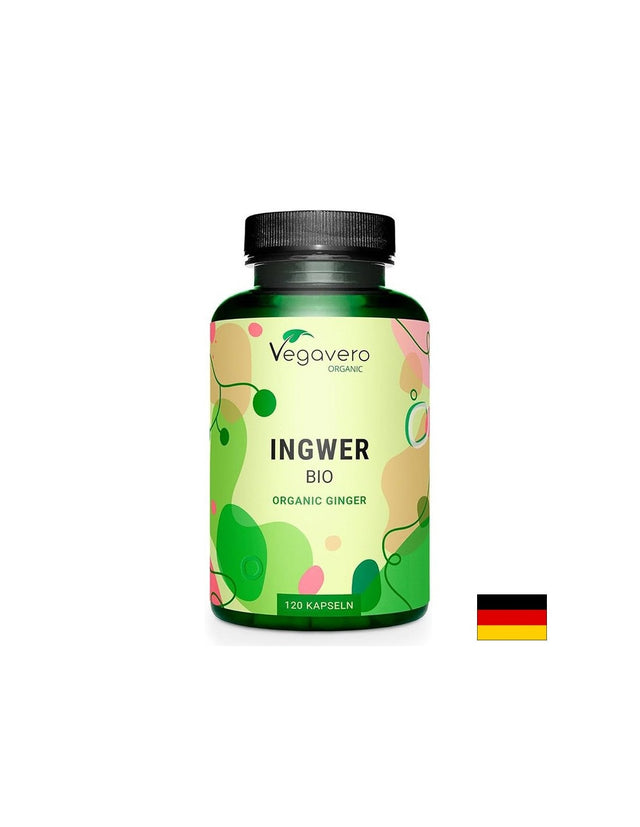 При стомашен дискомфорт - Джинджифил (корен), 120 капсули  Vegavero - Nutra Best Bulgaria