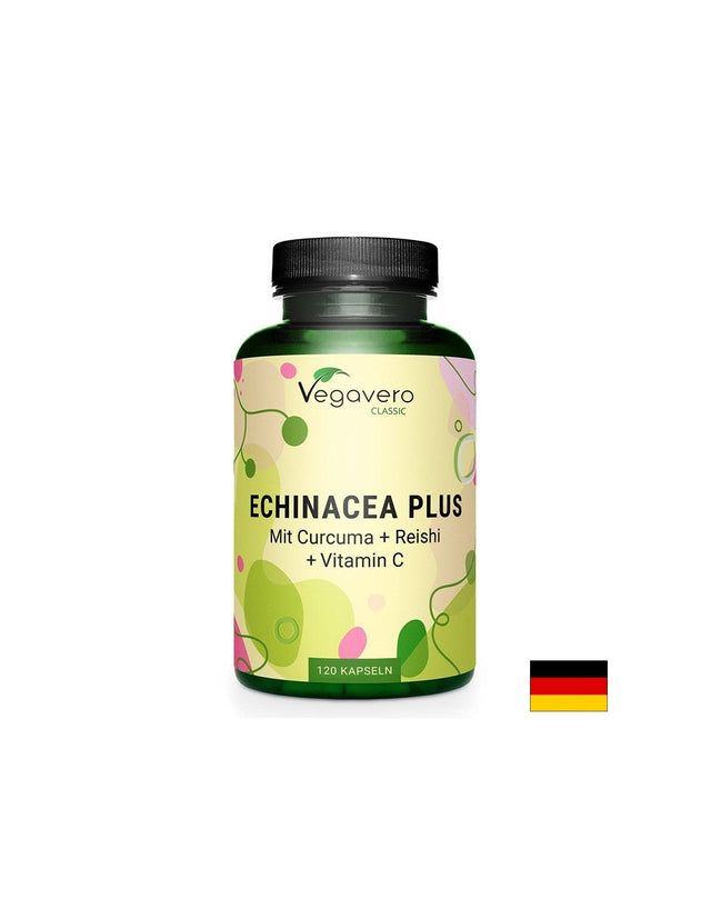 Имунитет - Ехинацея + Куркума, Рейши и витамин С, 120 капсули  Vegavero - Nutra Best Bulgaria