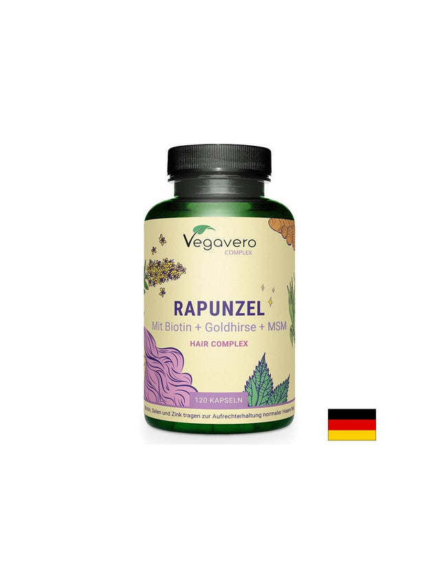 Формула за здрава, гъста и красива коса (с растителни екстракти, витамини, минерали и аминокиселини), 120 капсули  Vegavero - Nutra Best Bulgaria