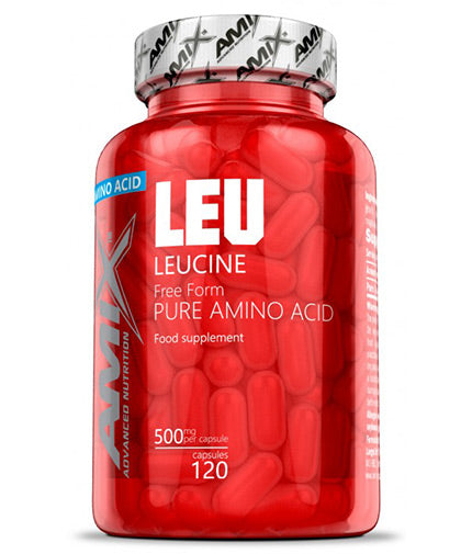 L-Leucine PURE 1000mg. / 120 Caps.  AMIX - Nutra Best Bulgaria