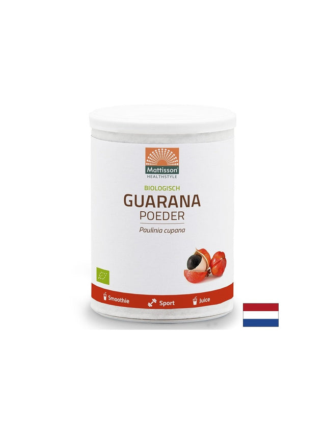 Здравословно отслабване Гуарана БИО 125 g прах  Mattisson Healthstyle - Nutra Best Bulgaria