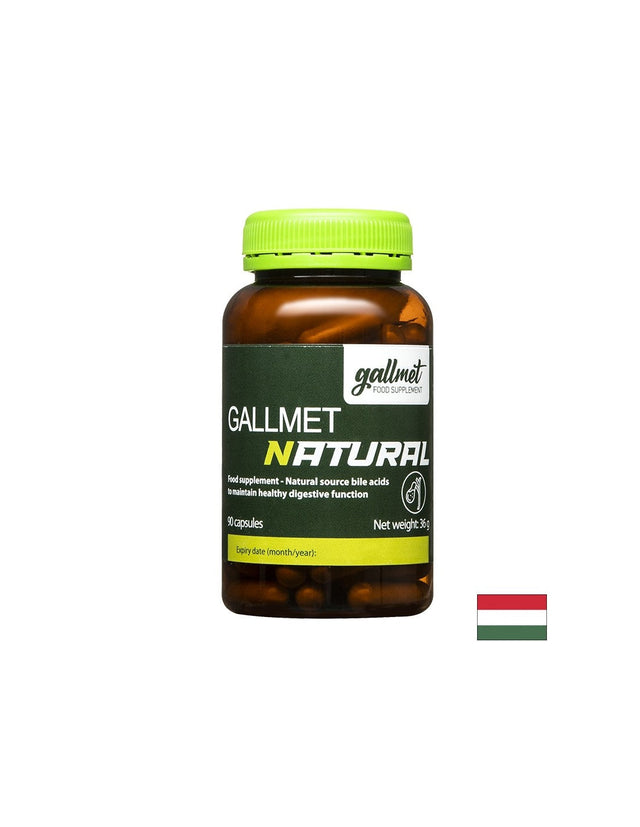 Храносмилане - Волска жлъчка 125 mg, 90 капсули GALLMED  Gallmet - Nutra Best Bulgaria