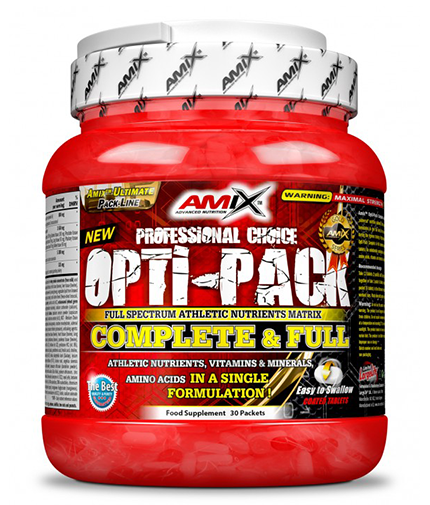 Opti Pack Complete & Full 30 Packs.  AMIX - Nutra Best Bulgaria