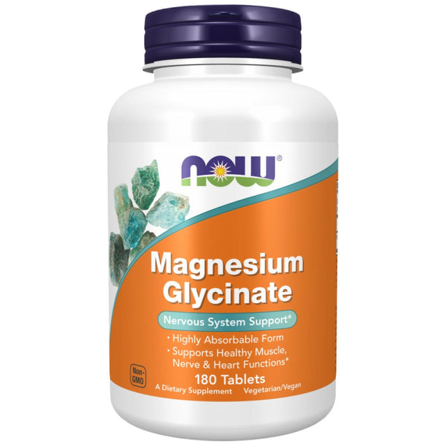 Magnesium Glycinate | Highly Absorbable Magnesium Bisglycinate - 180 Таблетки - Nutra Best Bulgaria