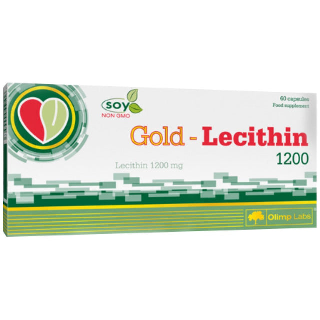 Gold-Lecithin 1200 - 60 капсули - Nutra Best Bulgaria