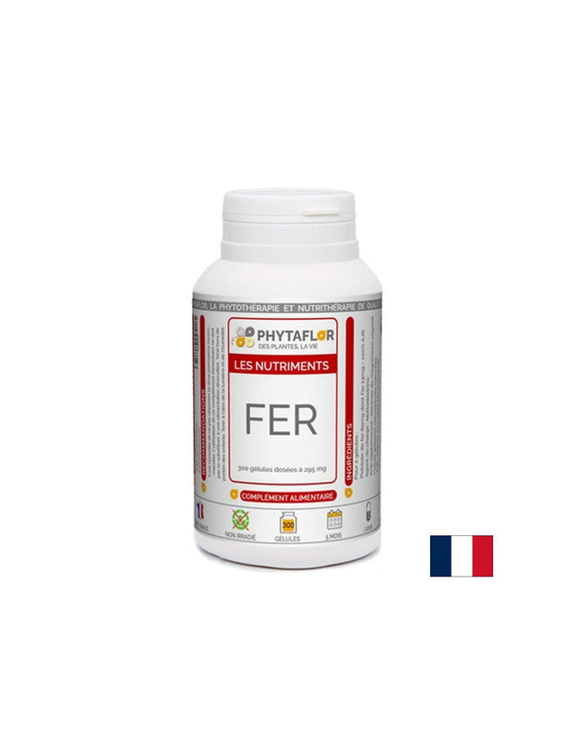 Анемия - Желязо (пидолат), 14 mg x 50 капсули  PhytoMoinsCher - Nutra Best Bulgaria