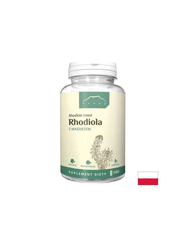 Стрес и добро настроение - Златен корен (140 mg) + Магнезий, 100 капсули  Nanga - Nutra Best Bulgaria