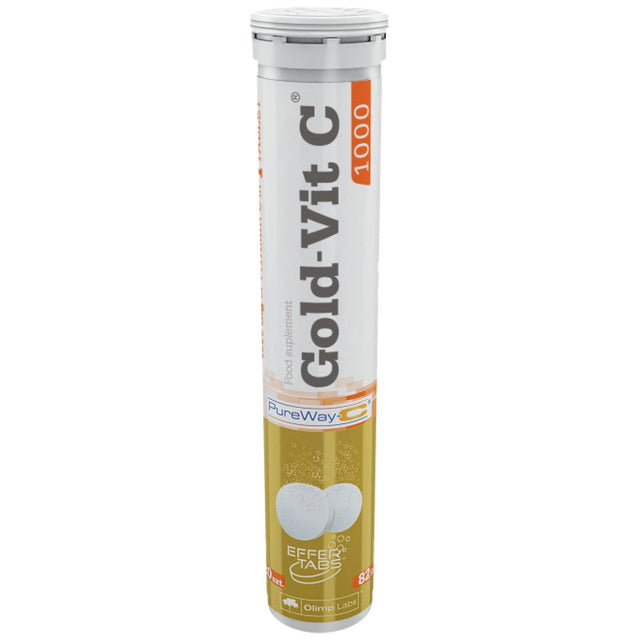 Gold Vit C 1000 / Effervescent - 20 ефервесцентни таблетки - Nutra Best Bulgaria
