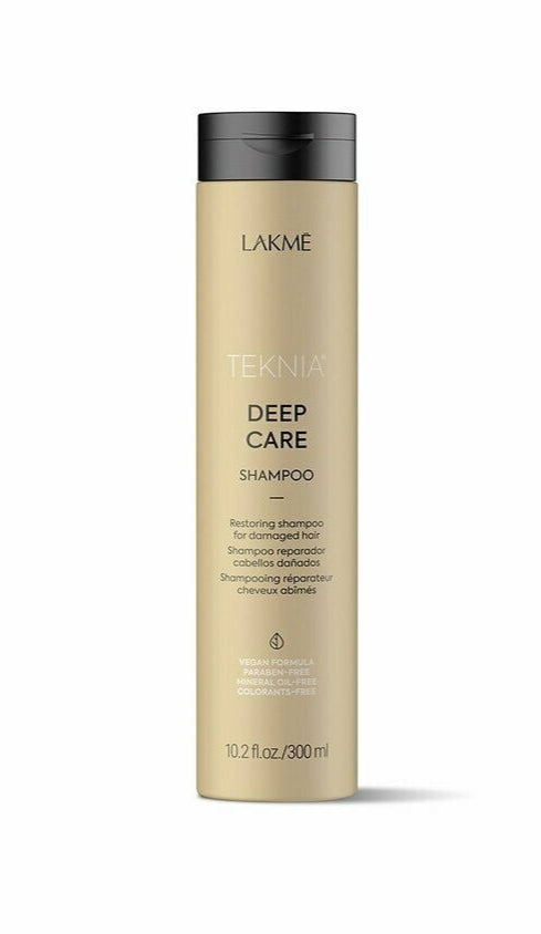 LAKME TEKNIA Deep Care Shampoo Шампоан за възстановяване и подхранване 300 мл - Nutra Best Bulgaria