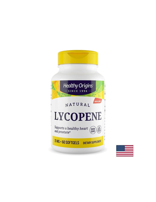 Ликопен – За здрава простата и сърдечно здраве, 15 mg, 60 капсули  Healthy Origins - Nutra Best Bulgaria