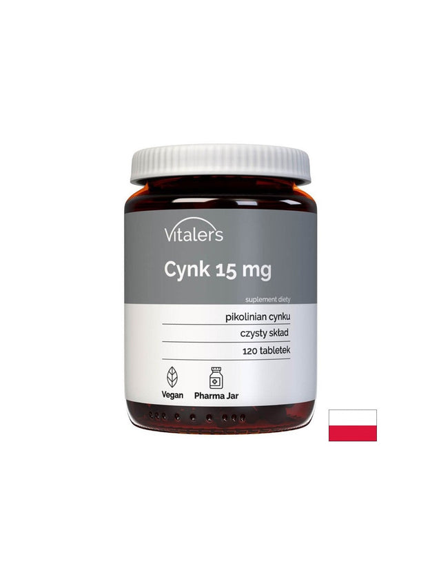 Имунитет - Цинк (пиколинат), 15 mg x 120 таблетки  Vitaler's - Nutra Best Bulgaria