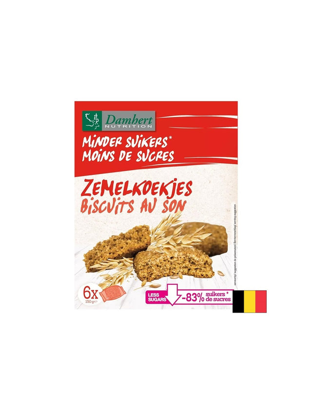 Бисквити с пшенични трици (без добавена захар),150 g  Damhert - Nutra Best Bulgaria