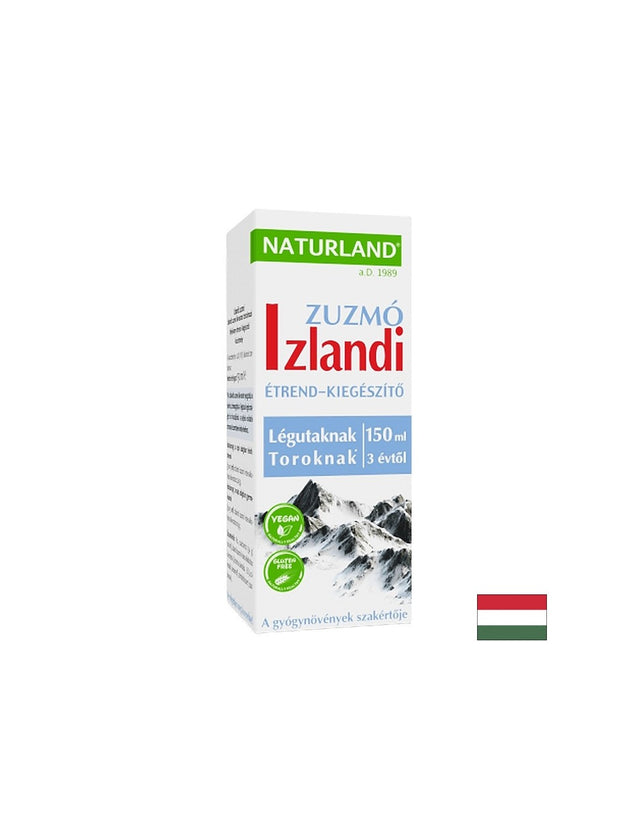 Исландски лишей – Сироп за гърло и дихателна система, 150 ml  Naturland - Nutra Best Bulgaria