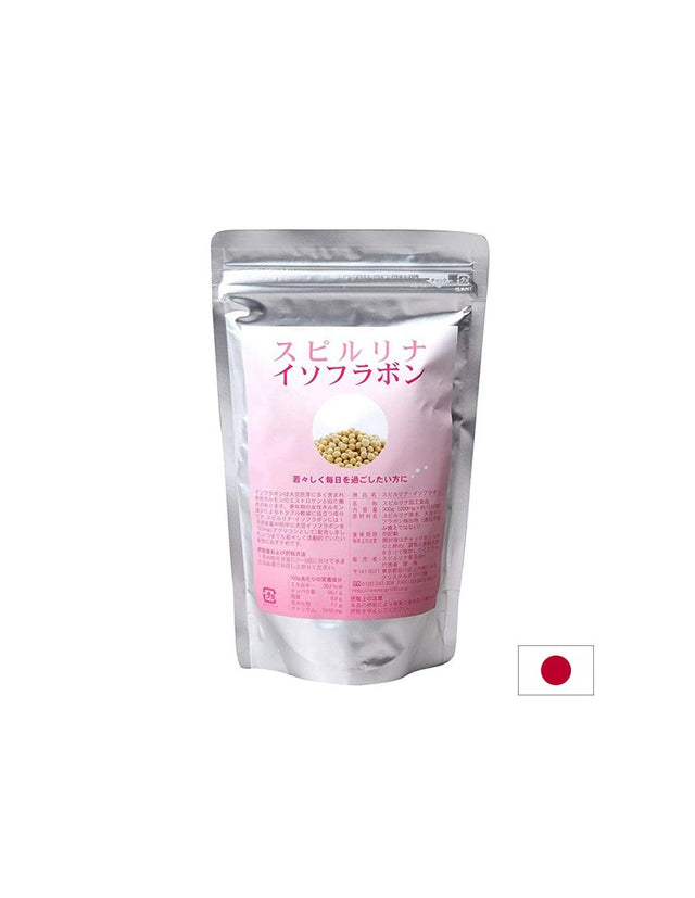 Японска Спирулина + Изофлавони – Подкрепа за женско здраве и хормонален баланс, 1500 таблетки  Japan Algae - Nutra Best Bulgaria