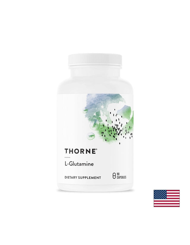 В подкрепа на мускулите и чревната функция - Л-Глутамин, 1500 mg х 90 капсули Thorne  Thorne - Nutra Best Bulgaria