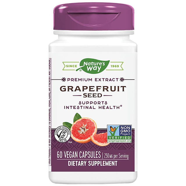 Grapefruit Seed 250 mg - 60 капсули  Nature’s Way - Nutra Best Bulgaria