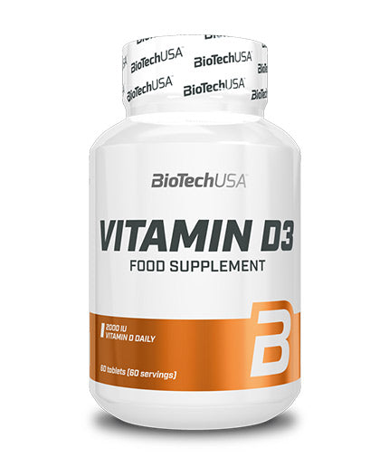 Vitamin D3 / 60 Tabs.  BIOTECH USA - Nutra Best Bulgaria