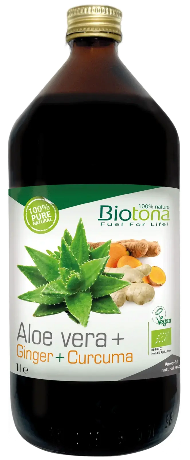 Biotona био алое вера + куркума + джинджифил 1000 мл - Nutra Best Bulgaria