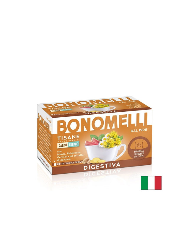 Билков чай за храносмилане - Комфорт и лекота след хранене, 16 пакетчета  Bonomelli - Nutra Best Bulgaria