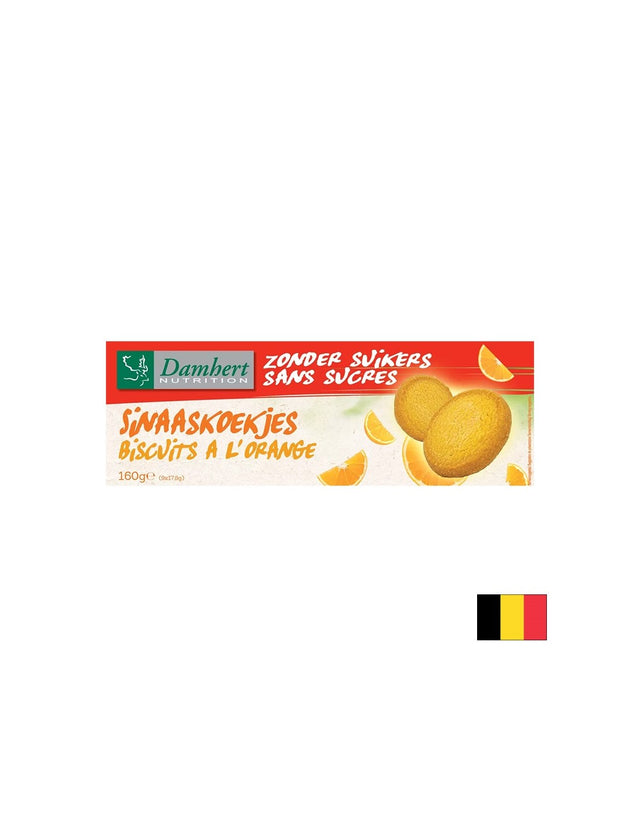 Портокалови бисквити без захар, 160 g  Damhert - Nutra Best Bulgaria