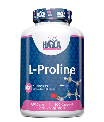L-Proline 1000 mg / 100 Caps  HAYA LABS - Nutra Best Bulgaria