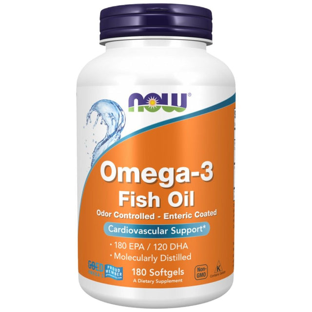 Omega-3 Enteric Coated - 180 Гел капсули - Nutra Best Bulgaria
