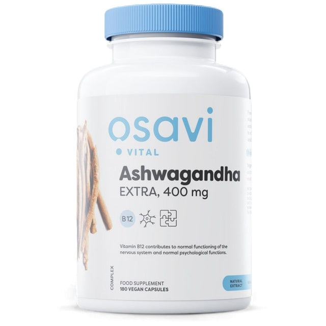 Ashwagandha Extra 400 mg - 180 капсули - Nutra Best Bulgaria