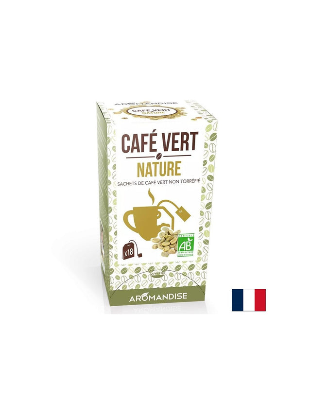 Зелено кафе (натурално), 18 сашета  Aromandise - Nutra Best Bulgaria